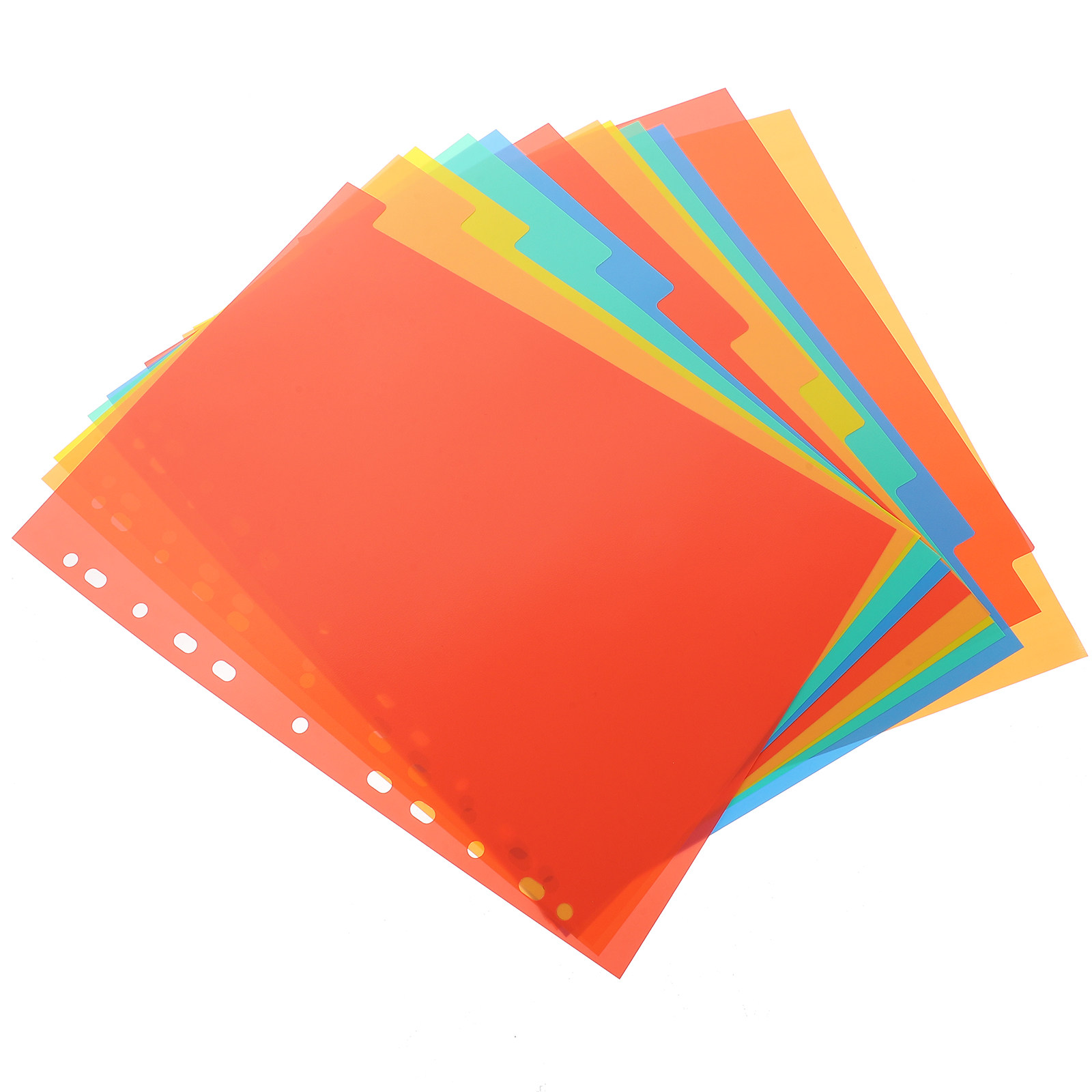 Tab Divider A4 - A4 Loose-Leaf Page Markers Punched Binder