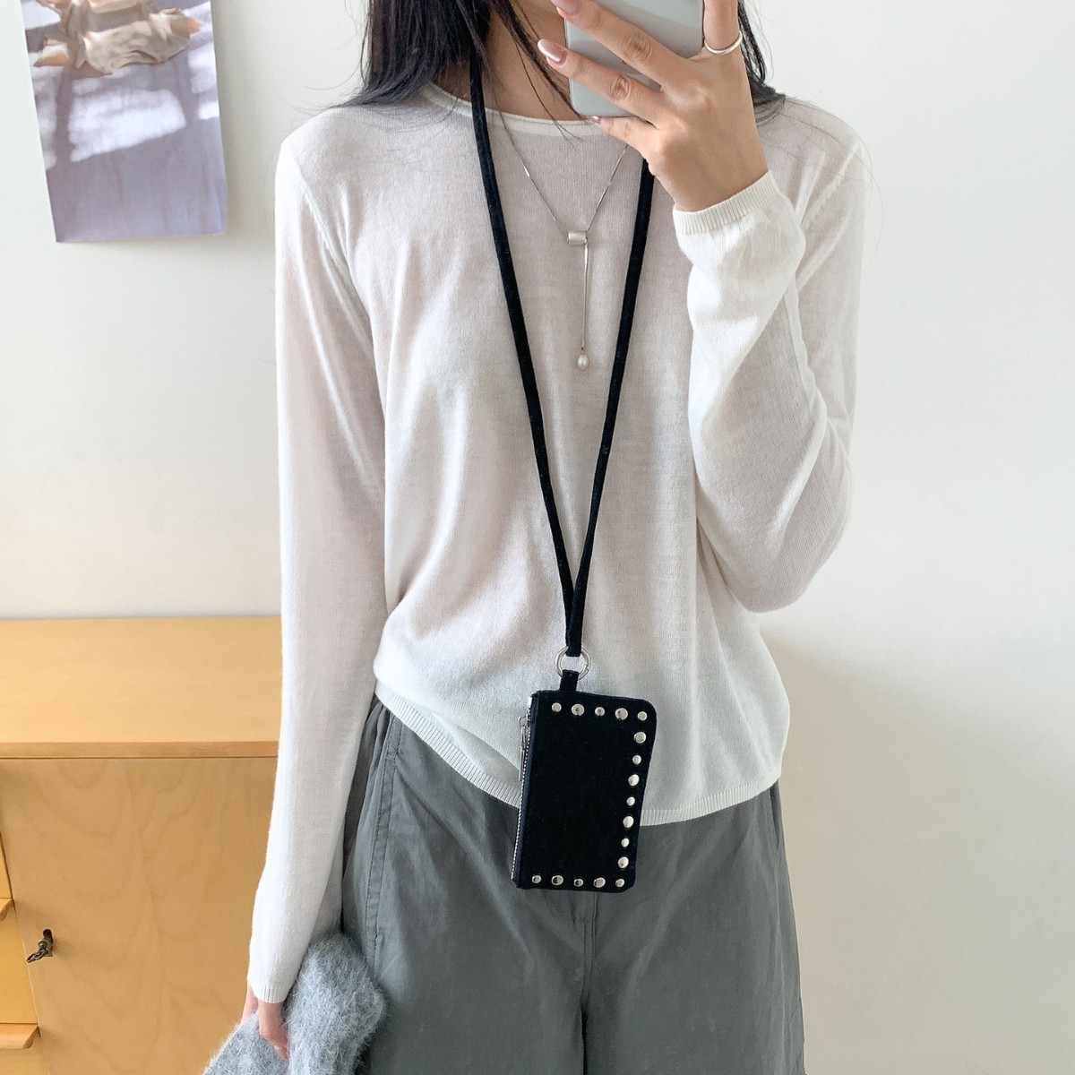 NEW Studded Shoulder Bag Mini  - Index Card Holder ulasan dan harga