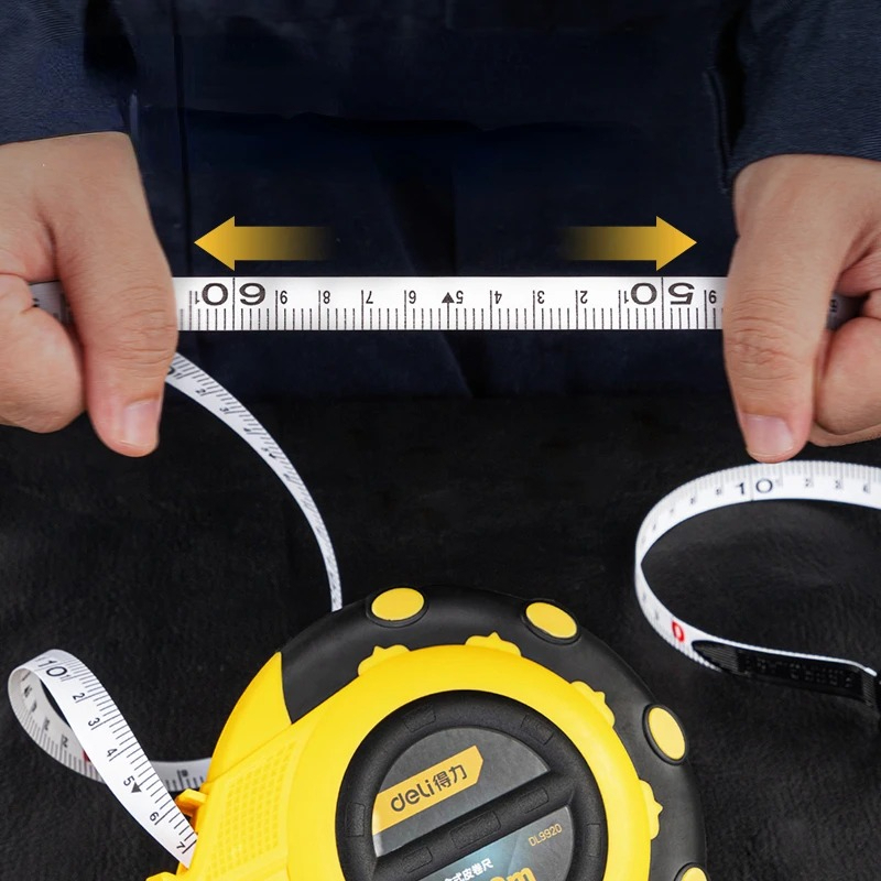 Deli Retractable Fiberglass Ta - Tape Dispenser Weighted ulasan dan harga