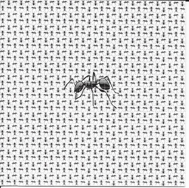 Ants Animal Psychedelic LSD Ac - Ink Blotter Paper ulasan dan harga