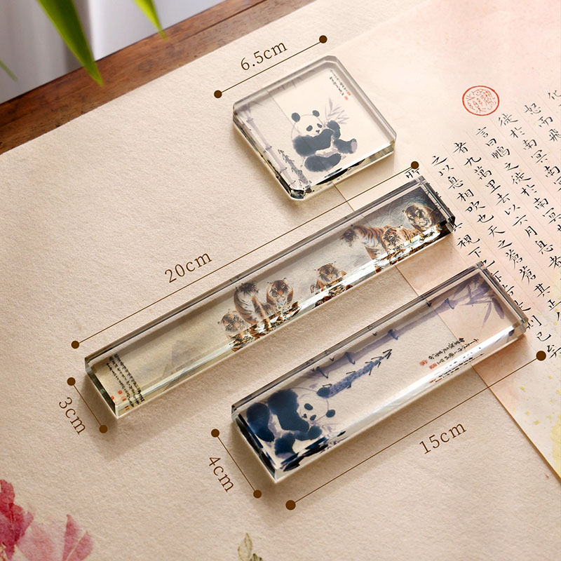 1PCS Crystal Glass Paperweight - Paper Weight Crystal ulasan dan harga