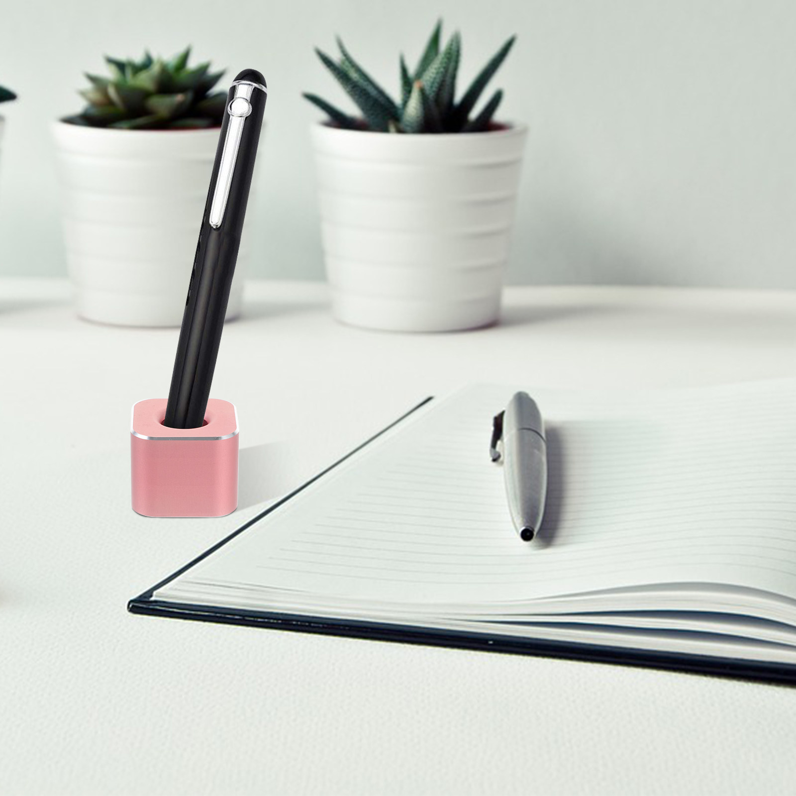 Aluminum Alloy Metal Pen Holde - Pen Rest Single ulasan dan harga