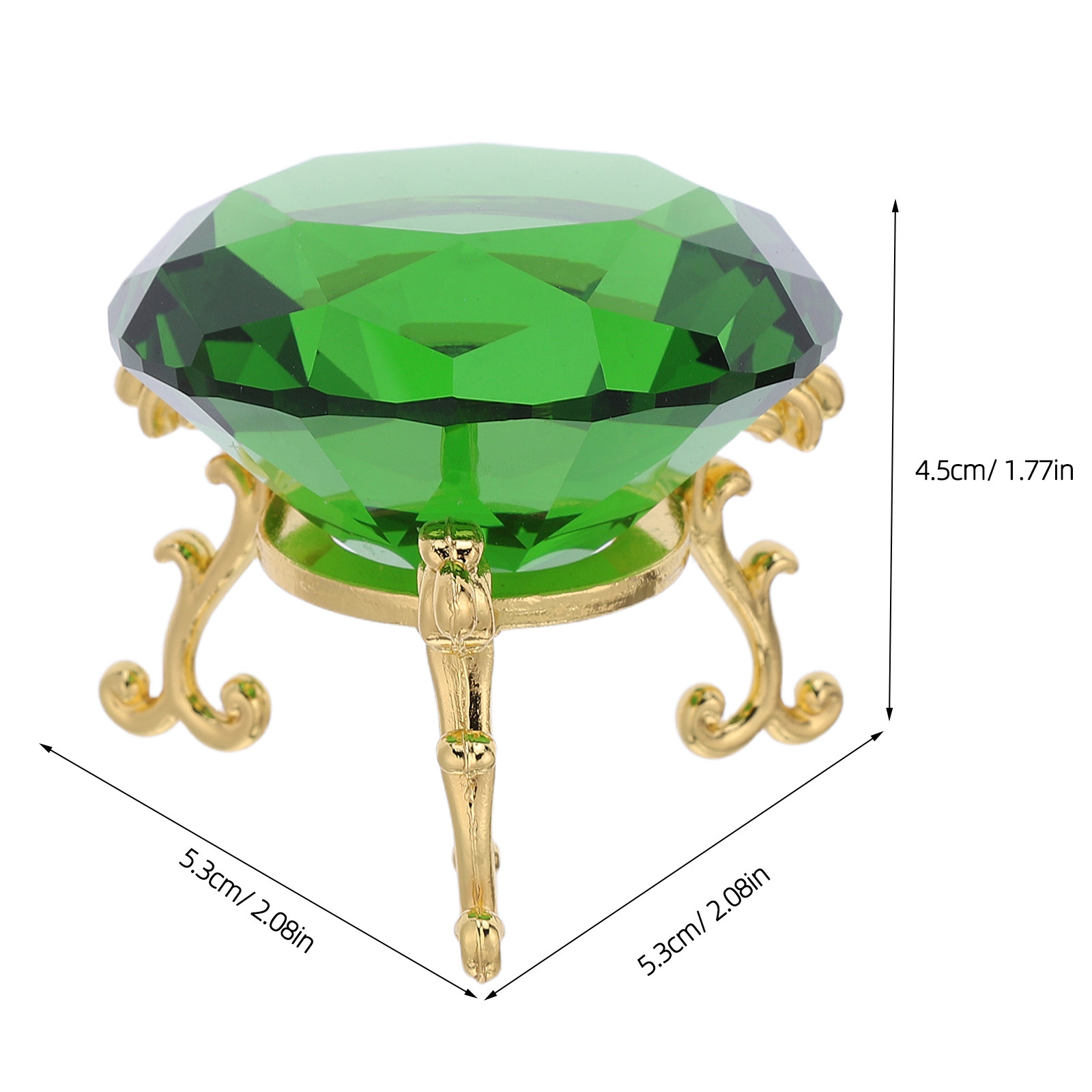 Artificial Crystal Diamond Tab - Paper Weight Crystal ulasan dan harga