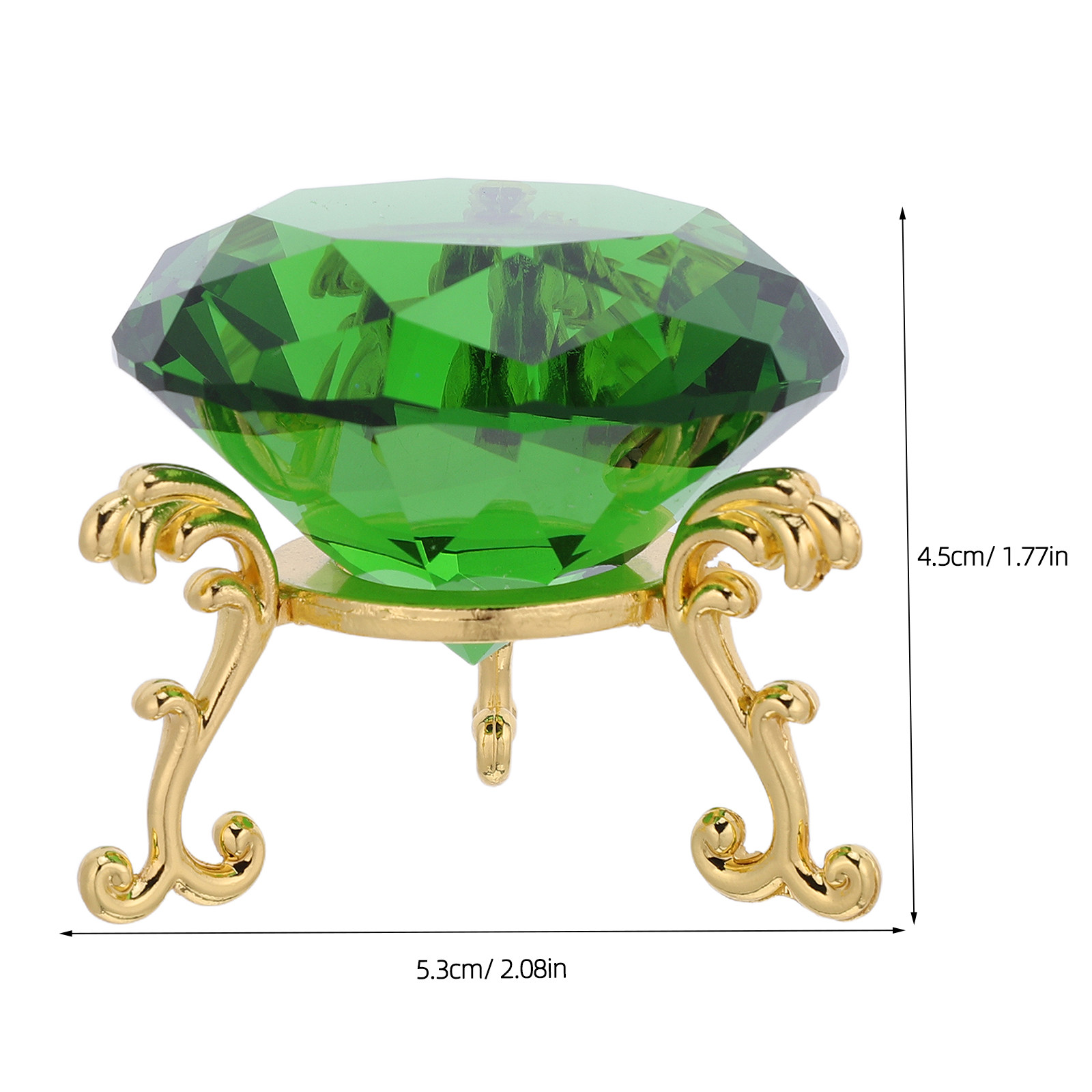 Artificial Crystal Diamond Tab - Paper Weight Crystal ulasan dan harga