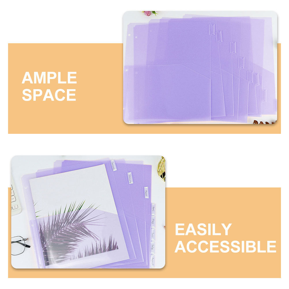 2Sets Divider for Binders A4 3 - Tab Divider A4 ulasan dan harga